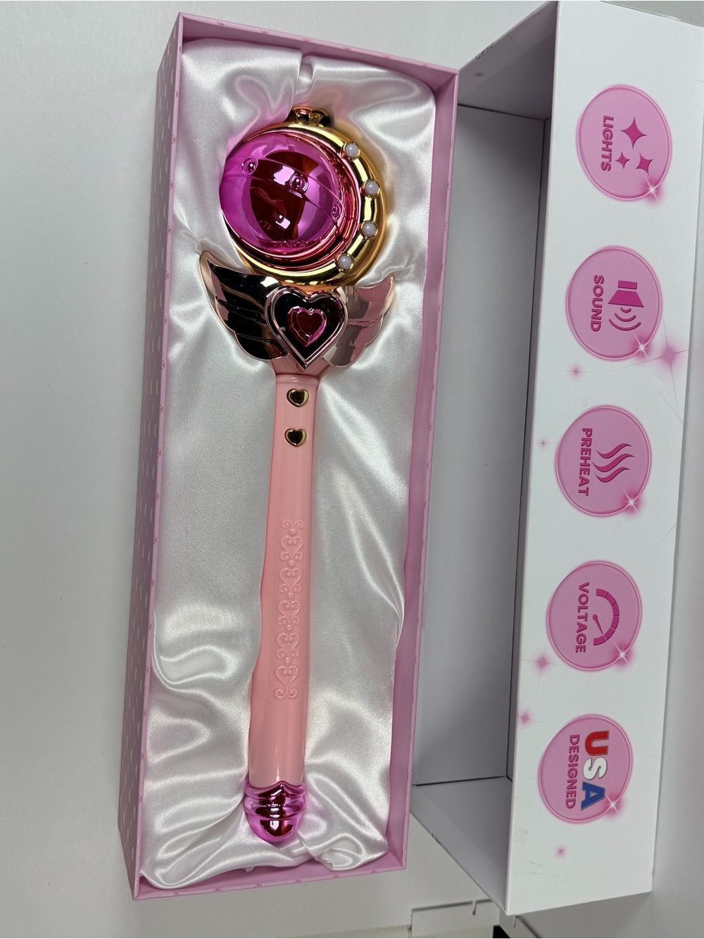 Sailor moon Pink Magical Heart Wand - Women Accessories